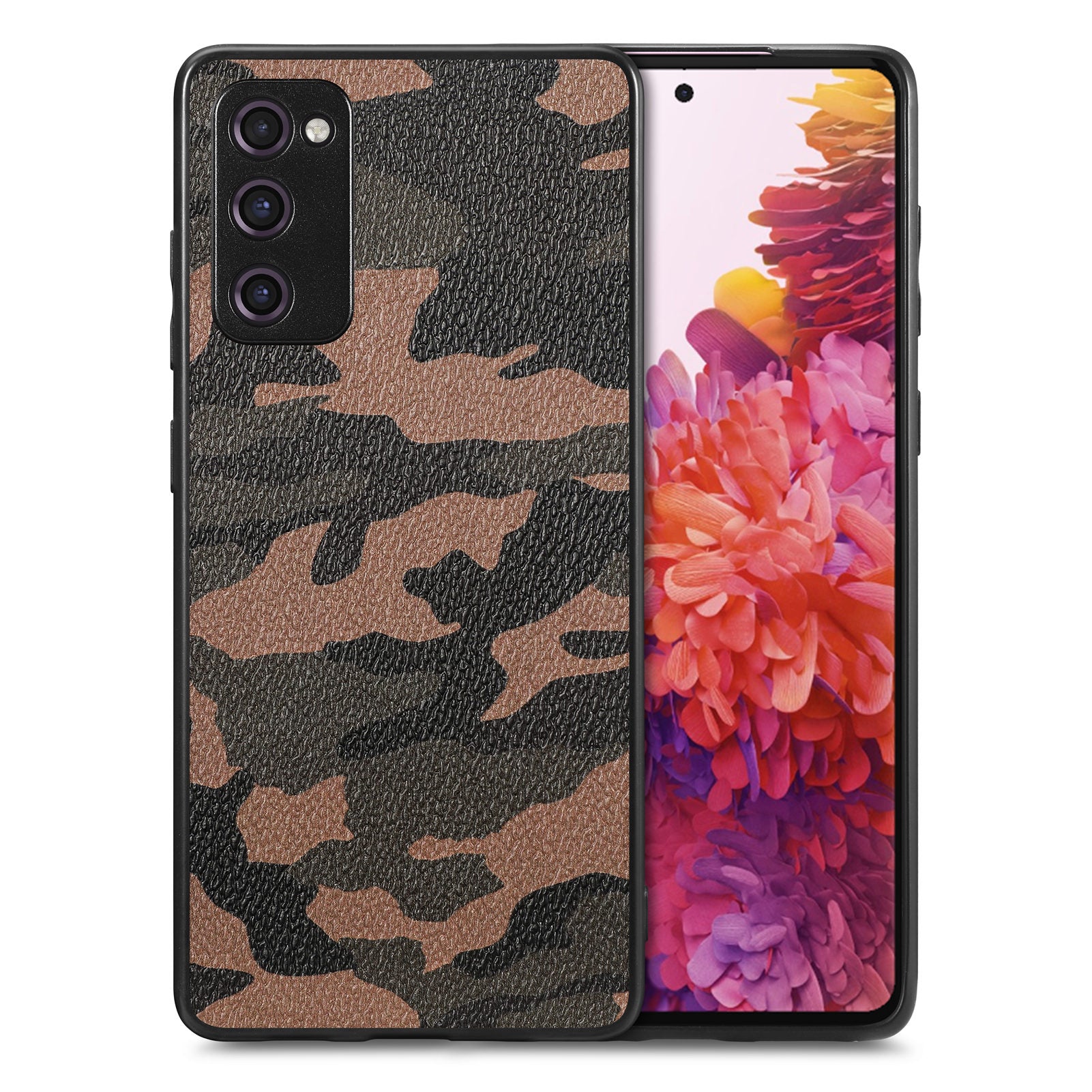 For Samsung Galaxy S20 FE 5G / S20 FE / S20 FE 2022 / S20 Lite Camouflage Pattern Leather Coated PC TPU Cover Phone Case For Samsung Galaxy S20 FE 5G / S20 FE / S20 FE 2022 / S20 Lite Camouflage Pattern Leather Coated PC TPU Cover Phone Case